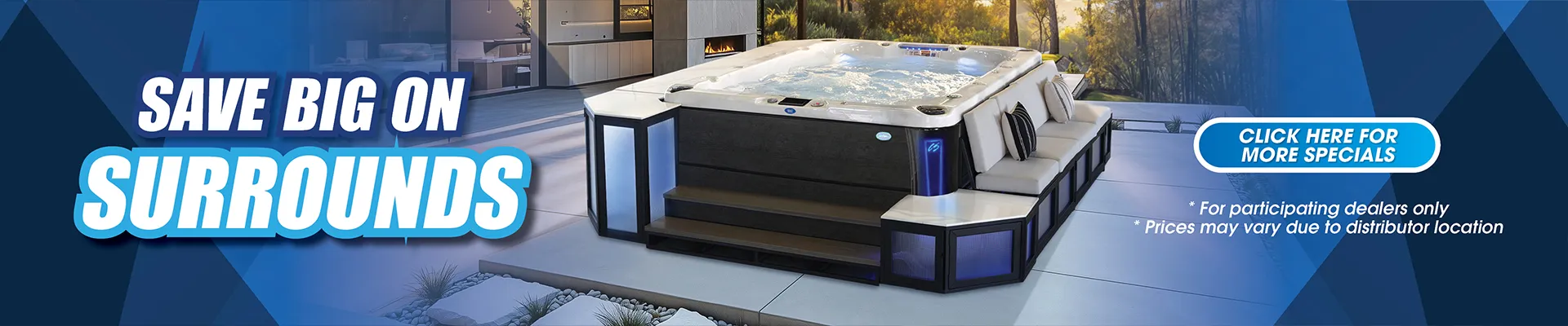 Calspas hot tub being used in a family setting - Middle Island