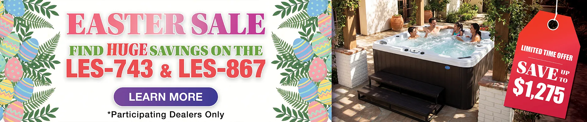 Calspas hot tub being used in a family setting - Middle Island