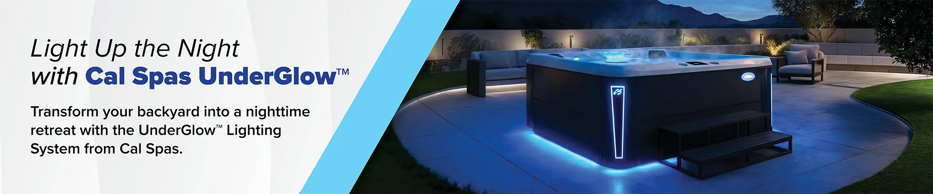 Calspas hot tub being used in a family setting - Middle Island